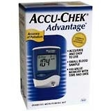Accu-Chek advantage blood glucose analyzer and level glucose meter 