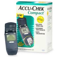 Accu-Chek compact diabetes testing meter